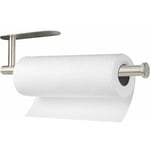 Porte Essuie Tout Acier INOX, Porte Essuie Tout Mural, Support Papier Toilette Mural, Devidoir Essuie Tout Mural avec Ou sans Trous, 32,5 CM/12,79