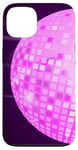 Coque pour iPhone 13 Disco Ball 70s 80s Retro Pink Disco Ball