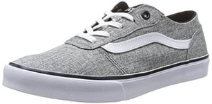 Vans Milton, Women's Low-Top Trainers, Grey/White, 8 UK