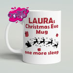 PERSONALISED Christmas Eve Mug | Xmas Eve Box Stocking Filler Hot Chocolate Mug