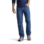 Lee Men's Regular Fit Straight Leg Jeans, Pepperstone, 42W 32L UK