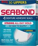 Sea  Bond  Secure  Denture  Adhesive  Seals ,  Original  Uppers ,  30  Count