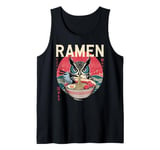 Anime Owl Manga Kawaii Otaku Neko Japanese Ramen Owl Tank Top