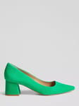 L.K.Bennett Sloane Block Heel Suede Court Shoes