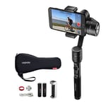 OFFICIAL AIbird Uoplay2 3 Axis Handheld Universal Smartphone Steady Gimbal Stabilizer for iPhone 8 and 8 Plus and Samsung Huawei Xiaomi GoPro Hero 3 4 5/other Sports Action Camera of Similar Size