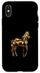 iPhone X/XS Horse Gold Case