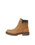 JACK & JONES Homme Jfwfinius Bottes en Nubuck PU, Logo Honey Detail, 46 EU