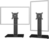 2 Pack Single LCD Computer Monitor Free-Standing Desk Stand Riser for 13 inch t