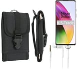 For OnePlus 8 + EARPHONES Belt bag outdoor pouch Holster case protection sleeve