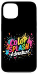 Coque pour iPhone 13 Color Splash Adventure Artistic Colorful