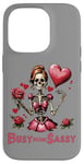 Coque pour iPhone 14 Pro Occupé à être impertinent - Queen Sassy Design - Sassy Crazy Babe