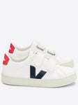 Veja Infant Small Esplar Trainers - White/navy, White/Navy, Size 8 Younger