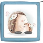 TheSmartGuard Protective Film Suitable for The Toniebox, foil Sticker, Hedgehog Mum and Hedgehog Baby with Butterflies