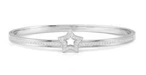 Nomination Pretty bangles symbols large size silverfärgat stjärna bangle-armband 029502/007