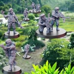 WW2 Pacific Australian Commandos NCOs & Brens Wargames and Collectors 28mm 1/56