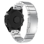 Garmin Fenix 5X klockband av rostfritt stål - Silver