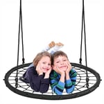 Kids Outdoor Nest Swing Giant Garden Rope Seat Tree Spider Net Mesh Toy 100 cm