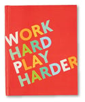 Fitlosophy Fitspiration 'Work Hard Play Harder' Fitness Goal Tracker And Daily Gratitude Journal