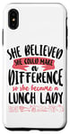 iPhone XS Max Lunch Lady Girl Female She Believed She Could Make A Case