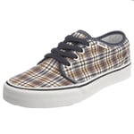 Vans Vulcanized, Unisex-Adults' Trainers, Hunterly Plaid Navy/True White, 8 UK