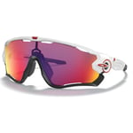 Oakley Jawbreaker - Lunettes de soleil Polished White - old Prizm Road Cat 2