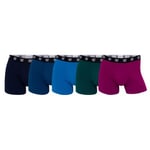 CR7 Cristiano Ronaldo 5P Cotton Trunks Blå bomull Small Herre