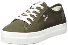 GANT Femme Leisha Basket, Vert Olive foncé, 40 EU