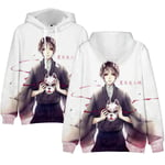 CAFINI Sweat À Capuche Unisexe Anime 3D Imprimé Livre des Amis De Natsume Madara Pull Sweat Périphérique Japonais Bande Dessinée Cadeau(2XS-4XL)