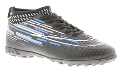 Turf 90 Mens Trainers Football Astro Boots Scott black Textile - Size UK 9