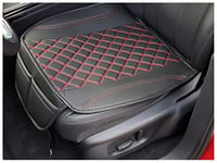 Housses de siège sur Mesure pour sièges de Voiture compatibles avec Suzuki Swift MZ/EZ 2005–2010 conducteur et Passager Housses de siège FB : OT402 (Noir/Coutures Rouges)