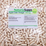 Apple Cider Vinegar Capsules 500mg - 90 - UK Made - GMP Quality by NaturSupps