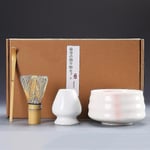 4st/set Traditionellt Matcha-set Bambu Keramik Matcha-skål med visp BY-WELLNGS 4