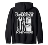 Mechanic For Men Auto Repair Car Builder Garage Tools Funny Zip Hoodie