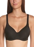 DIM Soutien-Gorge Femme Emboitant Avec Armatures Generous Invisible x1, Noir, 100B