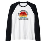 I Solve Crosswords Past My Bedtime, Crossword Puzzle Raglan Baseball Tee