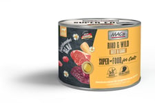 Mac's Mac's Super Food for Cats Gourmet Storfe og Vilt Våtfôr - 6x200g