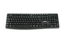 Equip 245210 tastatur USB QWERTZ Tysk Sort