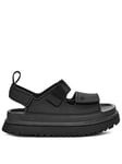 UGG Kids Goldenglow Sandal - Black, Black, Size 1 Older