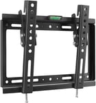 Support Mural TV Inclinable et Fixe pour Écrans 14-42 Pouces LED, LCD, Plasma et Courbés, Charge Maximale 25 kg, VESA 75 x 75 à 200 x 200 mm, Support Mural TV 32 Pouces - MT3202