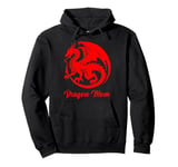 Dragon Mom Tee Fantasy Mother Mythical Mama Mummy Dragons Pullover Hoodie