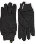 Hestra Merino Wool Liner Active 5-finger kolgrå - Storlek Small (7)