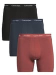 Calvin Klein 3 Pack Cotton Stretch Boxer Briefs - Assorted, Assorted, Size Xl, Men