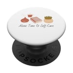 Yoga méditation relaxation - temps pour vous-même et l'amour de soi PopSockets PopGrip Adhésif