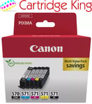 Canon PGI-570 / CLI-571 Original Ink Cartridges, Pack of 5 for Pixma TS8050