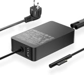 15V 102W Ac Chargeur Adaptateur Pour Surface Go 3 Surface Pro 8 Surface Laptop Studio Surface Laptop 4 Surface Laptop Go Surface Laptop 7+ Ac Adapter