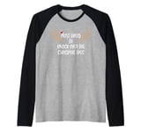 Most Likely To Knock Over The Christmas Tree Raglan Baseball Tee