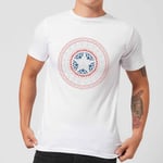 Marvel Captain America Oriental Shield Men's T-Shirt - White - XXL