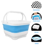 Folding Baby Bath Toy Basket Quick Drain Drying Foldable Bath Toy Organizer High