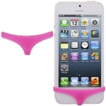 sous-Vêtements Slip Culotte Coque IPHONE 4 4S 5 Pour Touche Silicone Rose