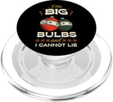 I like Big Bulbs and I Can't Lie Men Women Funny Christmas PopSockets PopGrip for MagSafe